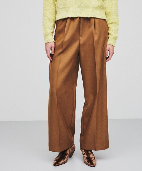 cloenc（クロエンス）の「◆【手洗い可】タックワイドパンツ（その他パンツ・レディース・ブラック/キャメル/ダークグレー・02/01/03）」の18枚目の写真