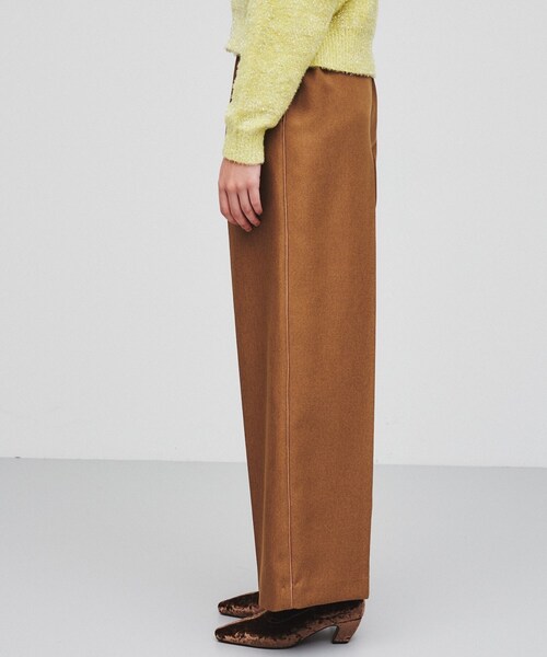 cloenc（クロエンス）の「◆【手洗い可】タックワイドパンツ（その他パンツ・レディース・ブラック/キャメル/ダークグレー・02/01/03）」の7枚目の写真