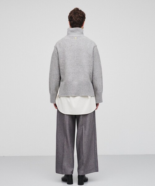 cloenc（クロエンス）の「◆【手洗い可】タックワイドパンツ（その他パンツ・レディース・ブラック/キャメル/ダークグレー・02/01/03）」の10枚目の写真