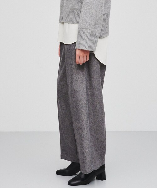 cloenc（クロエンス）の「◆【手洗い可】タックワイドパンツ（その他パンツ・レディース・ブラック/キャメル/ダークグレー・02/01/03）」の17枚目の写真