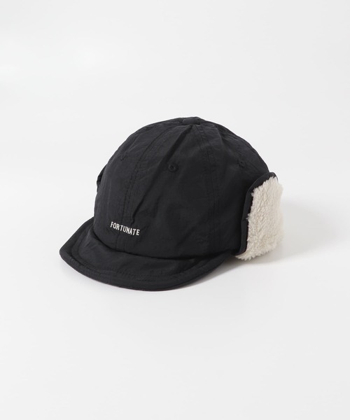 URBAN RESEARCH DOORS（アーバンリサーチドアーズ）の「『撥水』耳当て付きキャップ(KIDS)（キャップ・キッズ・カーキ/ブラック・ONE）」の5枚目の写真