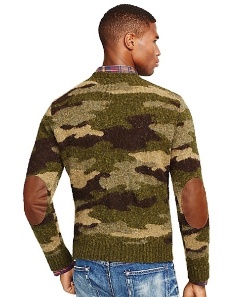 POLO RALPH LAUREN(ポロ ラルフ ローレン)の「キャモ ウール クルーネック セーター(ニット/セーター・メンズ・グリーン系2・X-SMALL/MEDIUM/SMALL/LARGE/X-LARGE/XX-LARGE)」の5枚目の写真