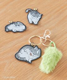 CRAFT STANDARD BOUTIQUE（クラフトスタンダードブティック）の「夜は猫といっしょ/刺繍キーホルダー（その他雑貨）」