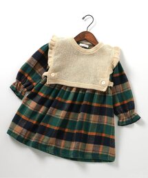 Seraph | 【リンク】シャギーチェックベストセットワンピース(ワンピース)