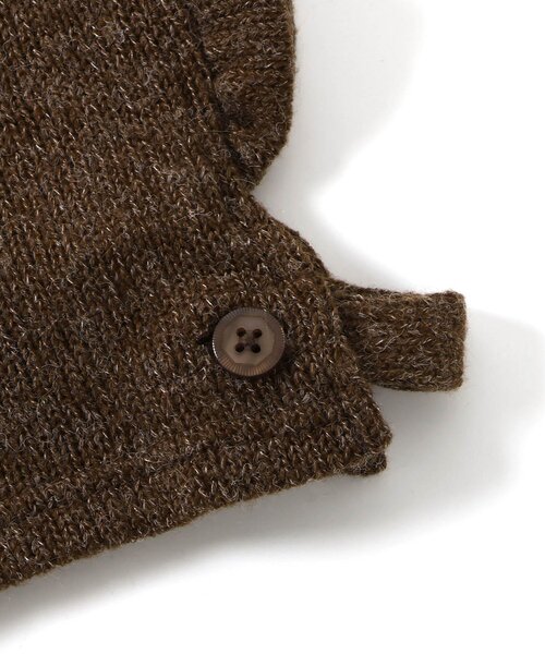 Seraph（セラフ）の「【リンク】シャギーチェックベストセットワンピース（ワンピース・キッズ・ブラウン/ネイビー・80/90/100/110/120/130/140）」の5枚目の写真