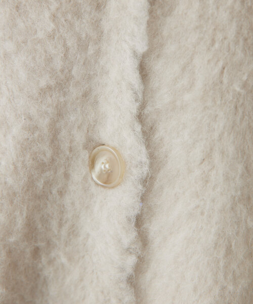 ear PAPILLONNER（イアパピヨネ）の「シャギーニットカーディガン【SUM1 STYLE(スミスタイル)】（カーディガン/ボレロ・レディース・ホワイト/ブルー系その他/グレー・FREE）」の18枚目の写真
