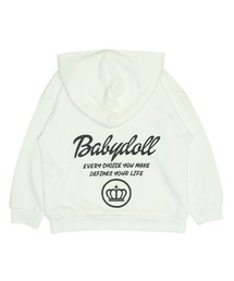 BABYDOLL | 親子お揃い バックメッセージ パーカー 9933K(パーカー)