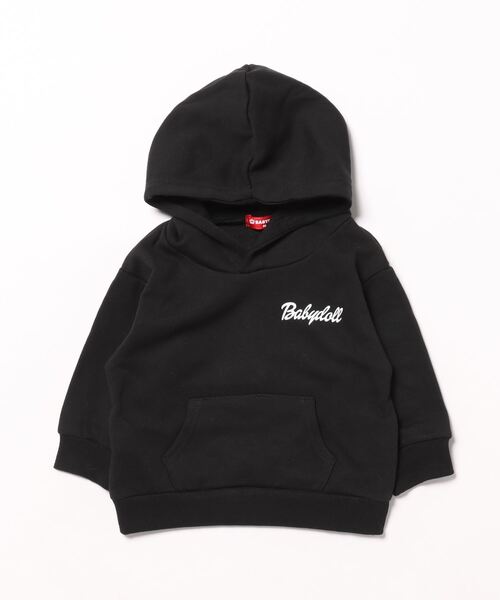 BABYDOLL(ベビードール)の「親子お揃い バックメッセージ パーカー 9933K(パーカー・キッズ・ブラック/ホワイト・80cm/90cm/100cm/110cm/120cm/130cm/140cm/150cm)」の5枚目の写真