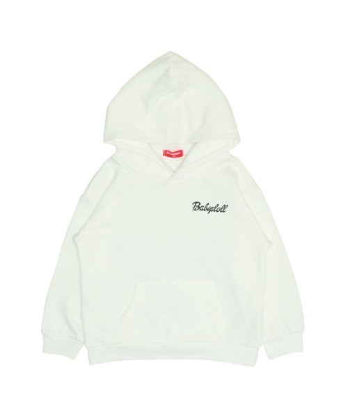 BABYDOLL(ベビードール)の「親子お揃い バックメッセージ パーカー 9933K(パーカー・キッズ・ブラック/ホワイト・80cm/90cm/100cm/110cm/120cm/130cm/140cm/150cm)」の4枚目の写真