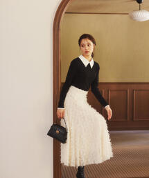 PROPORTION BODY DRESSING | レースアップチュールスカート / 1215120008(スカート)