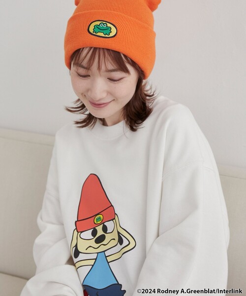 coen（コーエン）の「PaRappa the Rapper（パラッパラッパー）×coen ニットキャップ（ニットキャップ/ビーニー・メンズ・ブラック/オレンジ・FREE）」の3枚目の写真