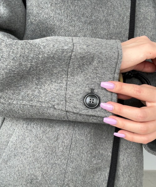 【最終値下げ】Fano StudiosステンカラーハーフコートMサイズ ステンカラーコート コート チェック柄 ステンカラーハーフコート