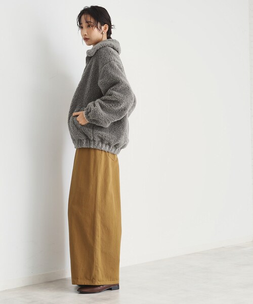 THE SHOP TK (ザ ショップ ティーケー )の「◆【もこもこあたたか】マシュマロボアジップブルゾン(ブルゾン・レディース・ブラック/アイボリー/ブラウン系その他/ブラック系7・12/13)」の18枚目の写真