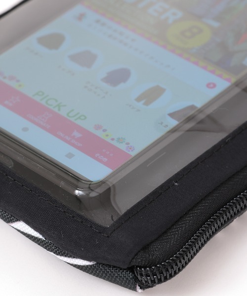チチカカ(チチカカ)の「グラフィカルスマホショルダーポーチ(ショルダーバッグ・レディース・ベージュ/ピンク/ブラック・FREE)」の19枚目の写真