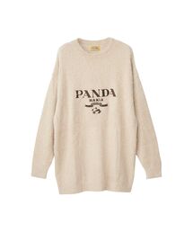 HYSTERIC GLAMOUR | PANDA MANIA刺繍 セーター(ニット/セーター)