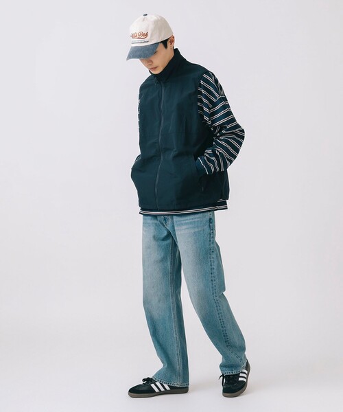 BEAMS HEART(ビームスハート)の「ルーズ ストレート デニム パンツ(デニムパンツ・メンズ・ブラック/インディゴブルー・SMALL/LARGE/MEDIUM)」の18枚目の写真