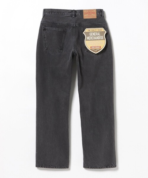 BEAMS HEART(ビームスハート)の「ルーズ ストレート デニム パンツ(デニムパンツ・メンズ・ブラック/インディゴブルー・SMALL/LARGE/MEDIUM)」の22枚目の写真