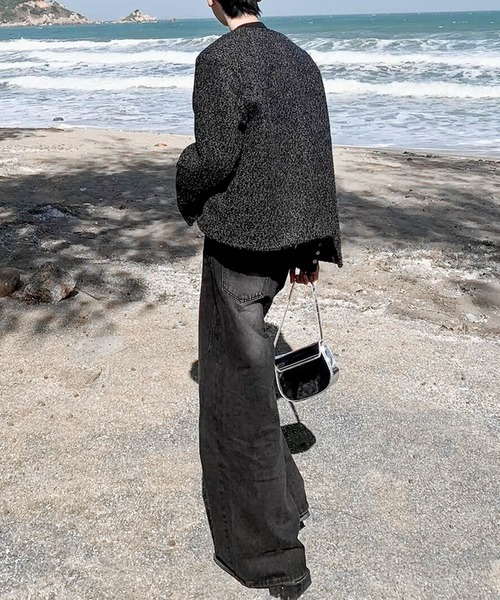 JOHNNY WOLF（ジョニーウルフ）の「ALDEBARAN ヴィンテージライク ワイドストレート デニムパンツ（デニムパンツ・メンズ・ブルー/ブラック・M/L/XL）」の20枚目の写真