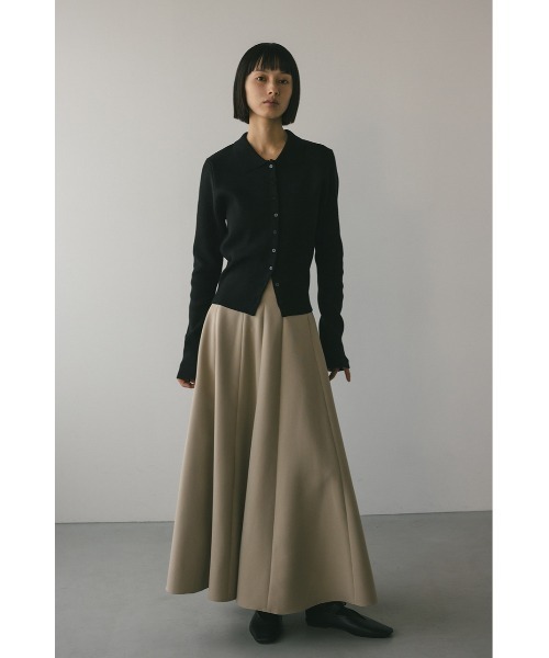 STYLEMIXER(スタイルミキサー)の「シェイプボタンニットポロ(ニット/セーター・レディース・ホワイト/レッド/ブラック/カーキ・FREE)」の11枚目の写真