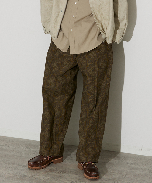 JOURNAL STANDARD(ジャーナルスタンダード)の「LIBERTY / リバティー リップストップオーバーパンツ(その他パンツ・メンズ・アイボリー/サファリグリーン/チャコールグレー/ブラウン・SMALL/MEDIUM/LARGE)」の4枚目の写真