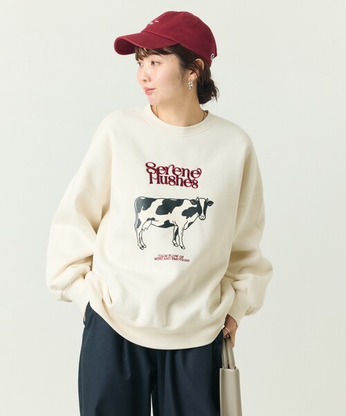 FREAK'S STORE（フリークスストア）の「限定展開 cow×ロゴ プリント 裏