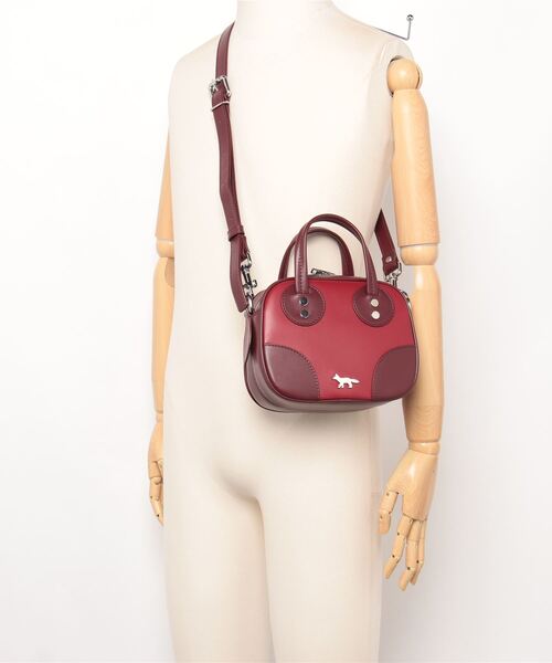 新作!Maison Kitsune メゾンキツネ★カラーブロックブギーバッグ Maison Kitsune（メゾンキツネ）の「COLOR BLOCK BOOGIE BAG