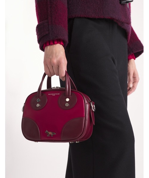 新作!Maison Kitsune メゾンキツネ★カラーブロックブギーバッグ Maison Kitsune（メゾンキツネ）の「COLOR BLOCK BOOGIE BAG