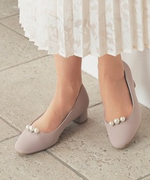 パール付パンプス