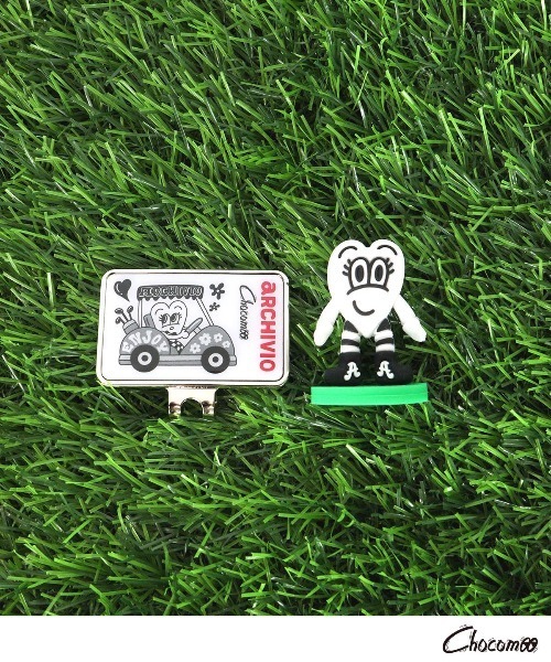 【ARCHIVIO×Chocomoo】３Ｄマーカー（ゴルフグッズ）｜archivio（アルチビオ）