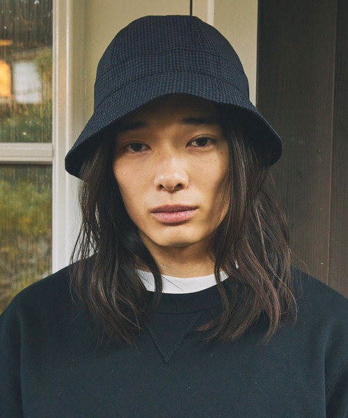 バーバリーロンドン リバーシブル ハット ノバチェック ロゴ 黒 Burberry vintage reversible bucket hat logo nova chek 56cm