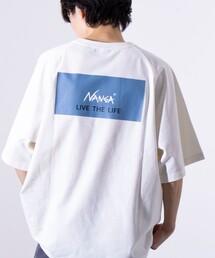 NANGA | 【NANGA×GLOSTER】別注 ボックスロゴ バックプリント ラグランTシャツ(Tシャツ/カットソー)
