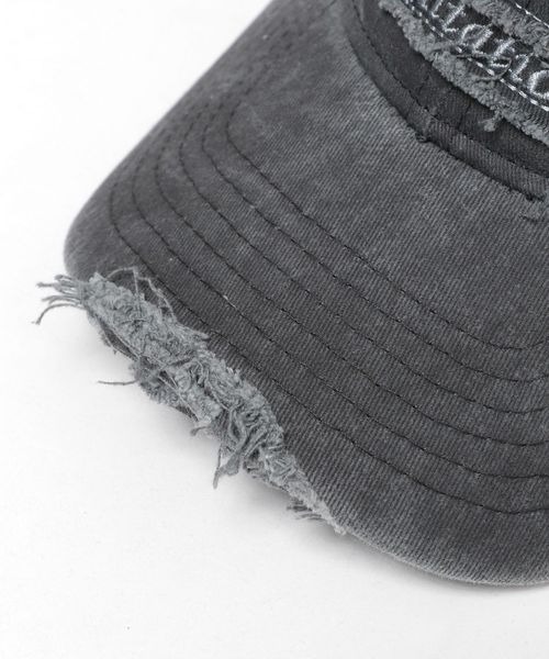 JEANASIS（ジーナシス）の「クラッシュロゴキャップ/320126（キャップ・レディース・ベージュ系その他/レッド系その他/ブラック系その他・FREE）」の4枚目の写真