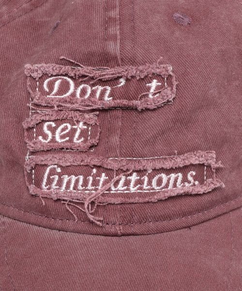 JEANASIS（ジーナシス）の「クラッシュロゴキャップ/320126（キャップ・レディース・ベージュ系その他/レッド系その他/ブラック系その他・FREE）」の12枚目の写真