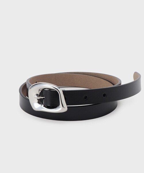 OPAQUE.CLIP（オペークドットクリップ）の「変形メタル幅細ベルト（ベルト・レディース・ゴールド/ベージュ/シルバー・00）」の3枚目の写真