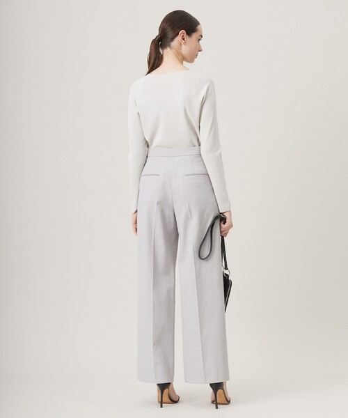 ICB(アイシービー)の「LooseWeave スカートレイヤードワイドパンツ(その他パンツ・レディース・ライトイエロー系/グレー系・6/4/0/2/00)」の9枚目の写真