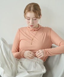 ハイネックシアーメロウTシャツ