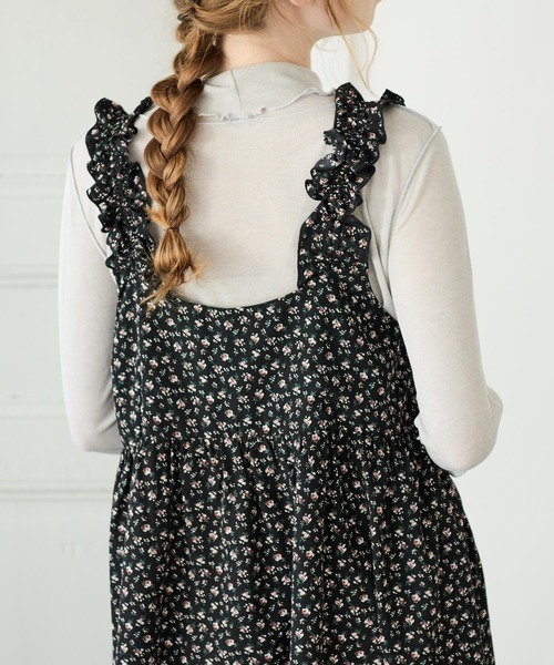 Crisp（クリスプ）の「ハイネックシアーメロウTシャツ（Tシャツ/カットソー・レディース・グレー/アイボリー/オレンジ・FREE）」の6枚目の写真