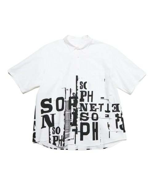 SOPHNET.(ソフネット)の「SIMON TAYLOR: BROKEN BEAUTY S/S SHIRT(シャツ/ブラウス・メンズ・ホワイト/ブラック・SMALL/MEDIUM/LARGE/X-LARGE)」の2枚目の写真