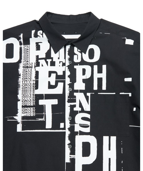 SOPHNET.(ソフネット)の「SIMON TAYLOR: BROKEN BEAUTY S/S SHIRT(シャツ/ブラウス・メンズ・ホワイト/ブラック・SMALL/MEDIUM/LARGE/X-LARGE)」の3枚目の写真