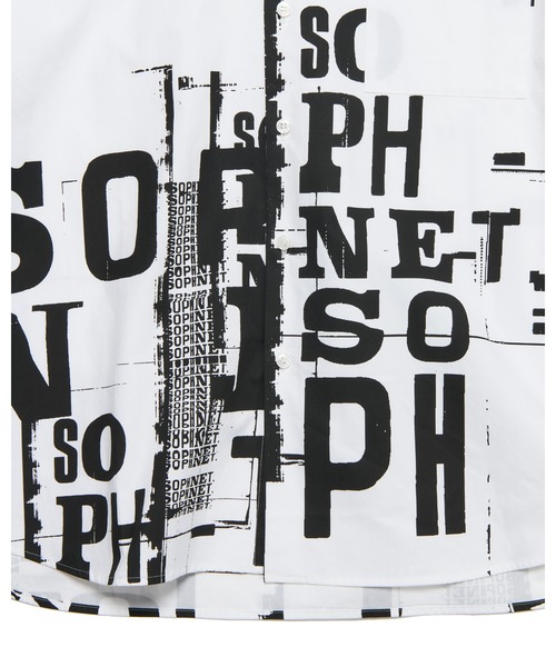 SOPHNET.(ソフネット)の「SIMON TAYLOR: BROKEN BEAUTY S/S SHIRT(シャツ/ブラウス・メンズ・ホワイト/ブラック・SMALL/MEDIUM/LARGE/X-LARGE)」の6枚目の写真
