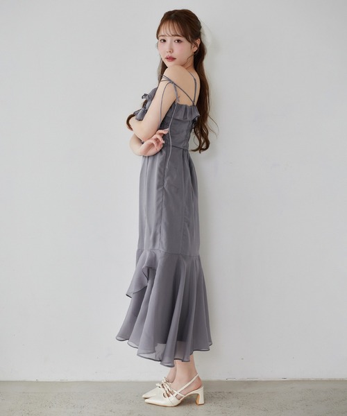 セール】【Dreamy collection】フリルキャミワンピース