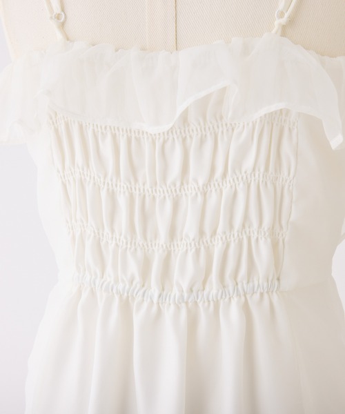 セール】【Dreamy collection】フリルキャミワンピース
