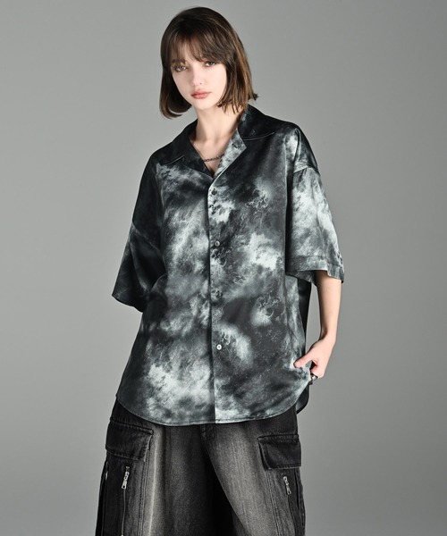 トップス XS 25ss extra quality Hybrid loose shirt セール】25ss extra quality Hybrid loose shirt / 25SS