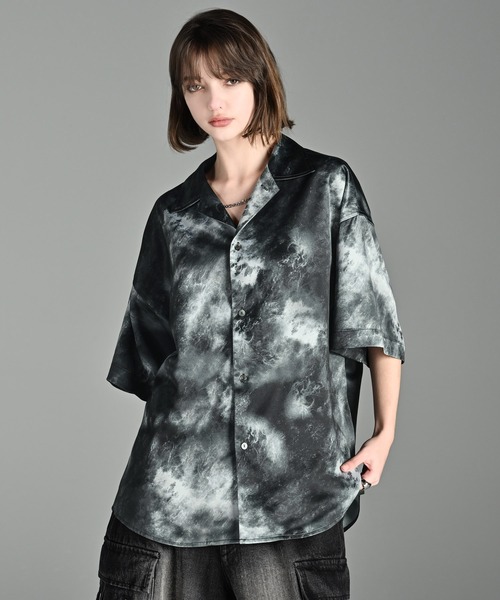 トップス 25ss extra quality Hybrid loose shirt XS 25ss extra quality Hybrid loose shirt / 25SS エクストラ