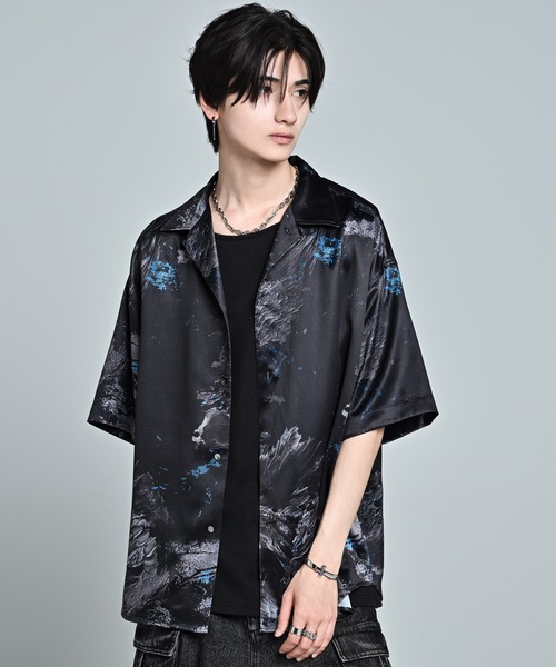 extra quality Hybrid loose shirt / エクストラクオリティ