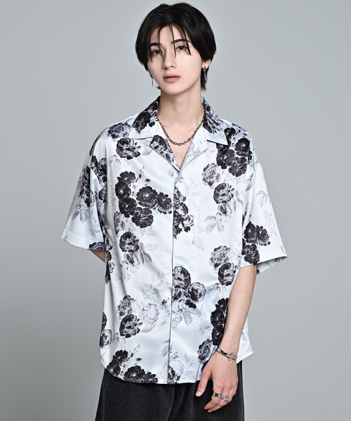 extra quality Hybrid loose shirt / エクストラクオリティ