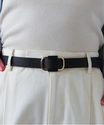 Lien Select | ノンホールレザーベルト 本革 シボ加工(ベルト)