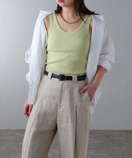 Lien Select（リエンセレクト）の「ノンホールレザーベルト 本革 シボ加工（ベルト・レディース・ダークブラウン系1/ブラック×ゴールド/ダークブラウン系/ベージュ系その他/ベージュ系その他2/ブラック×シルバー/ブラウン系2/ブラウン系1/ブラック系2/ブラック系1・FREE）」の11枚目の写真