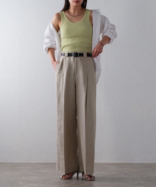 Lien Select（リエンセレクト）の「ノンホールレザーベルト 本革 シボ加工（ベルト・レディース・ダークブラウン系1/ブラック×ゴールド/ダークブラウン系/ベージュ系その他/ベージュ系その他2/ブラック×シルバー/ブラウン系2/ブラウン系1/ブラック系2/ブラック系1・FREE）」の13枚目の写真