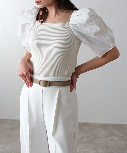 Lien Select（リエンセレクト）の「ノンホールレザーベルト 本革 シボ加工（ベルト・レディース・ダークブラウン系1/ブラック×ゴールド/ダークブラウン系/ベージュ系その他/ベージュ系その他2/ブラック×シルバー/ブラウン系2/ブラウン系1/ブラック系2/ブラック系1・FREE）」の21枚目の写真